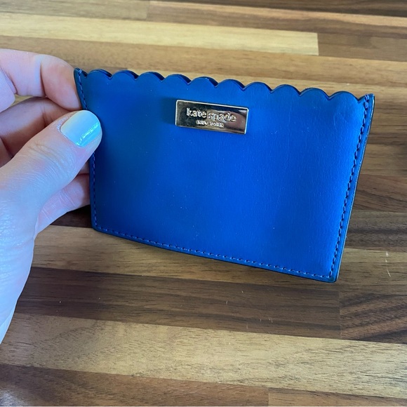 Kate Spade Blue Card Holder - Picture 2 of 11